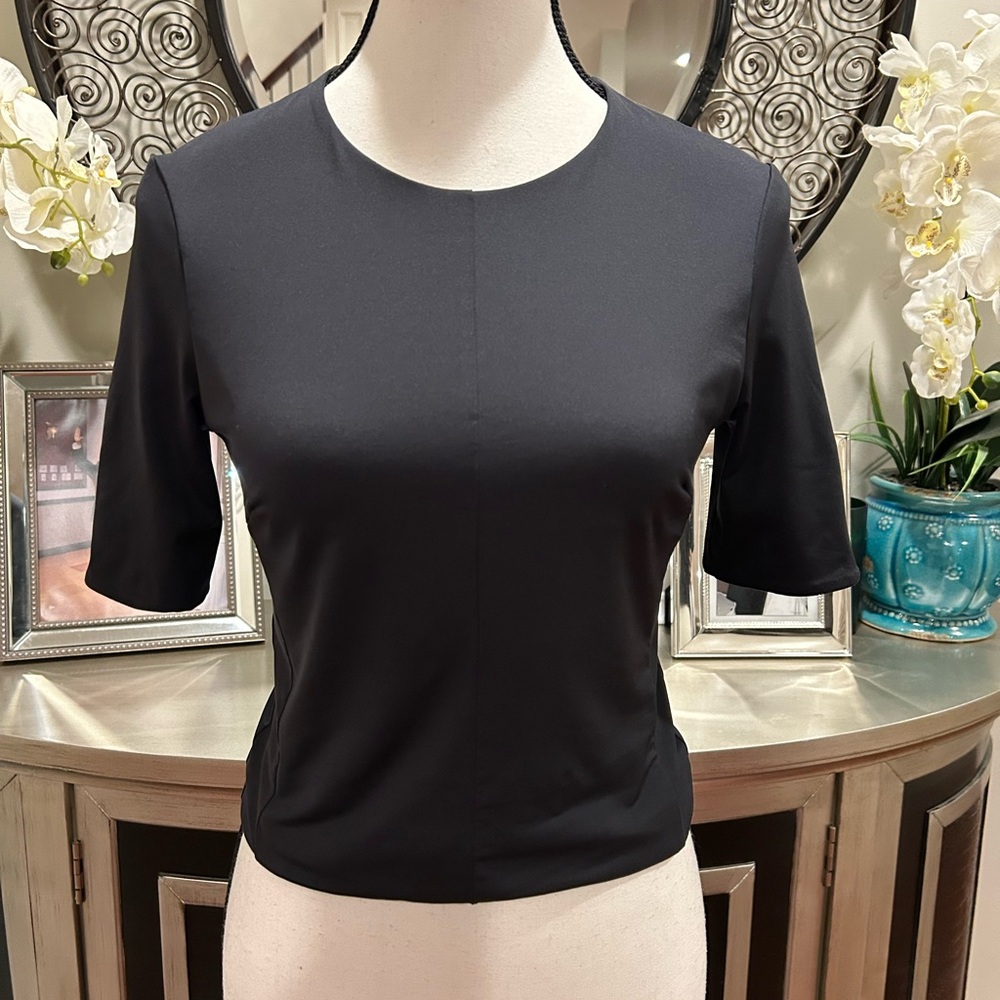 lululemon athletica Black Short-Sleeve Crew Top